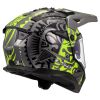 LS2 MX702 PIONEER II-06 RANGI adventure helma H-V-žlutá vel.M